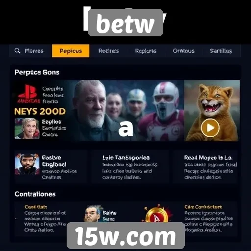 Análise das funcionalidades do site de jogos betw