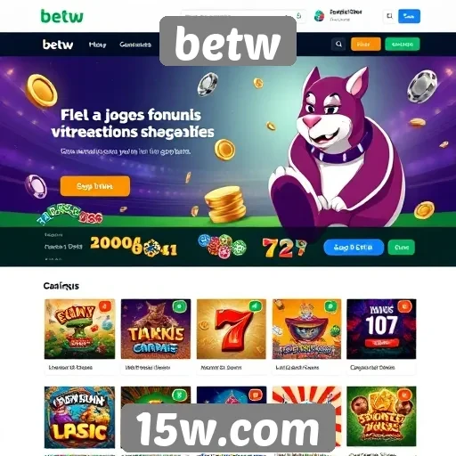 Acessibilidade e design do site de jogos betw